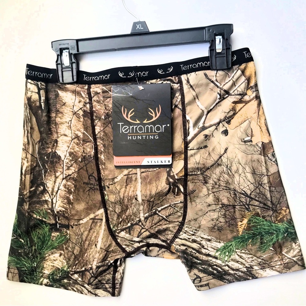 Terramar Hunting boys boxer brief, Camo, size XL/TG